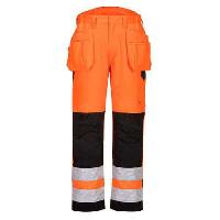 (obrázek pro) Kalhoty Holster PW3 Hi-Vis Stretch, černá/oranžová, normální, vel. S