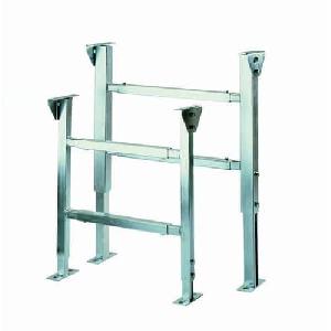 (obrázek pro) Podstavná konstrukce pro válečkové dopravníky šířky 470 mm, výška 550 - 730 mm