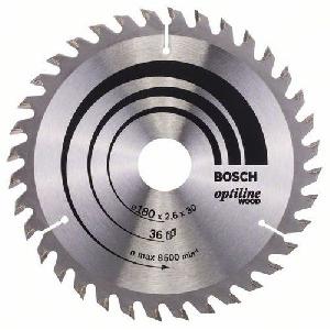 (obrázek pro) Bosch - Pilový kotouč Optiline Wood 180 x 30/20 x 2,6 mm, 36