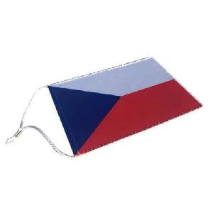 (obrázek pro) Malé reklamní vlajky, s očkem pro zavěšení, 16 x 11 cm, 1 ks, 1barevný 