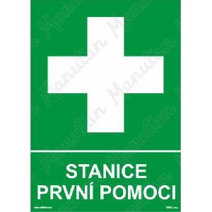 (obrázek pro) Stanice první pomoci, plast 210 x 297 x 0,5 mm A4
