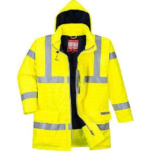 (obrázek pro) Bunda Bizflame Rain Hi-Vis Antistatic FR, žlutá, vel. 4XL