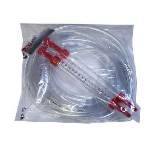 (obrázek pro) Hadice nivelační, PVC průhledná, sada, 2 ks trubice plast, 15 m