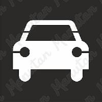 Šablona auto, plast 470 x 470 x 0,5 mm