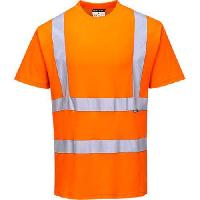 Reflexní tričko s krátkým rukávem Comfort plus Hi-Vis, oranžové, vel. XXL