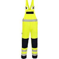 Hi-Vis Multi-Norm laclové kalhoty, modrá/žlutá, vel. L