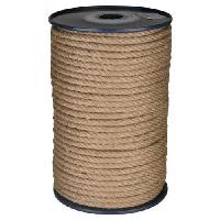 Lano stáčené, přírodní s polypropylénem, bez jádra, J-PP, průměr 10 mm x 100 m, Lanex