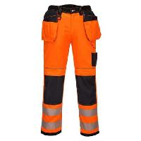 Kalhoty Holster PW3 Hi-Vis Stretch, černá/oranžová, normální, vel. 40